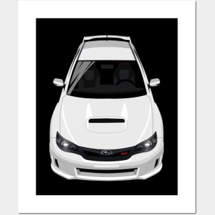 Impreza WRX STI 2008-2014 - White Posters and Art